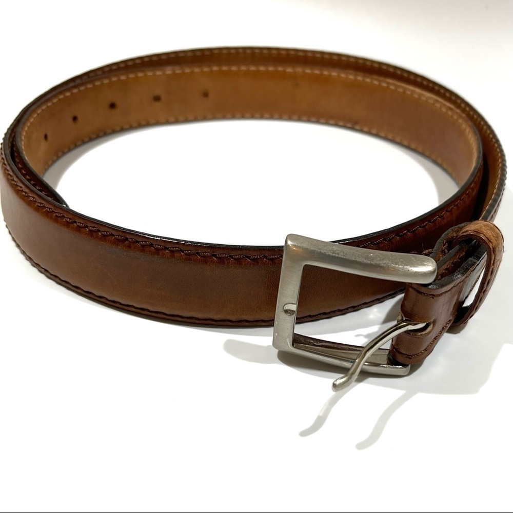 Fratelli Rossetti Brown Leather Belt 97038 44